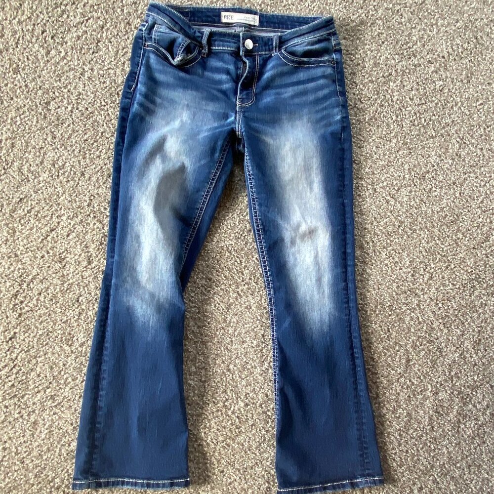 BKE Women's Blue Boot Cut Jeans